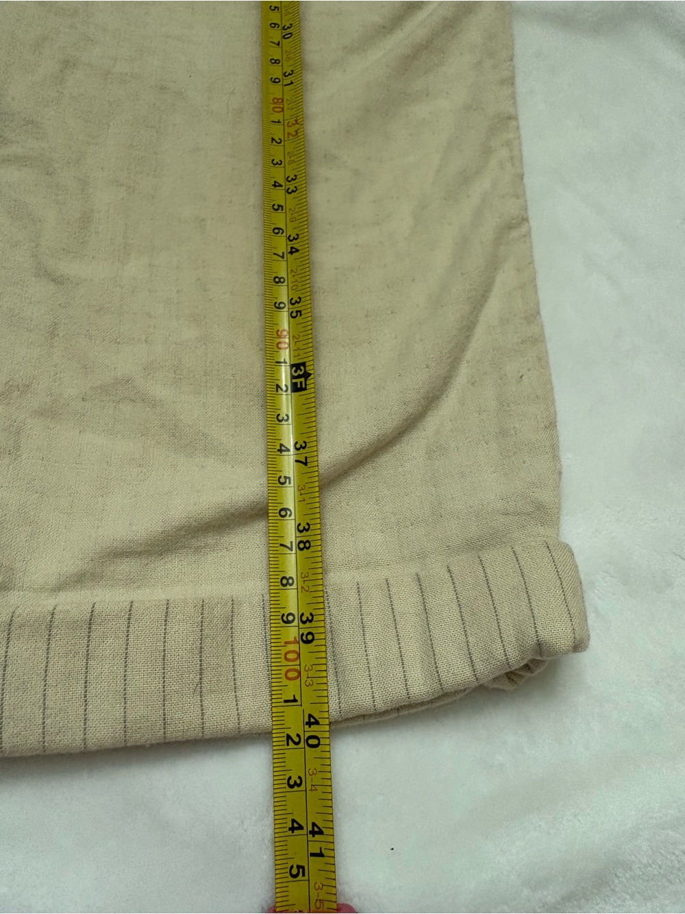 Marine Layer Saturday Beach Pants Men XL Natural Beige coastal soft cotton light - Picture 11 of 12